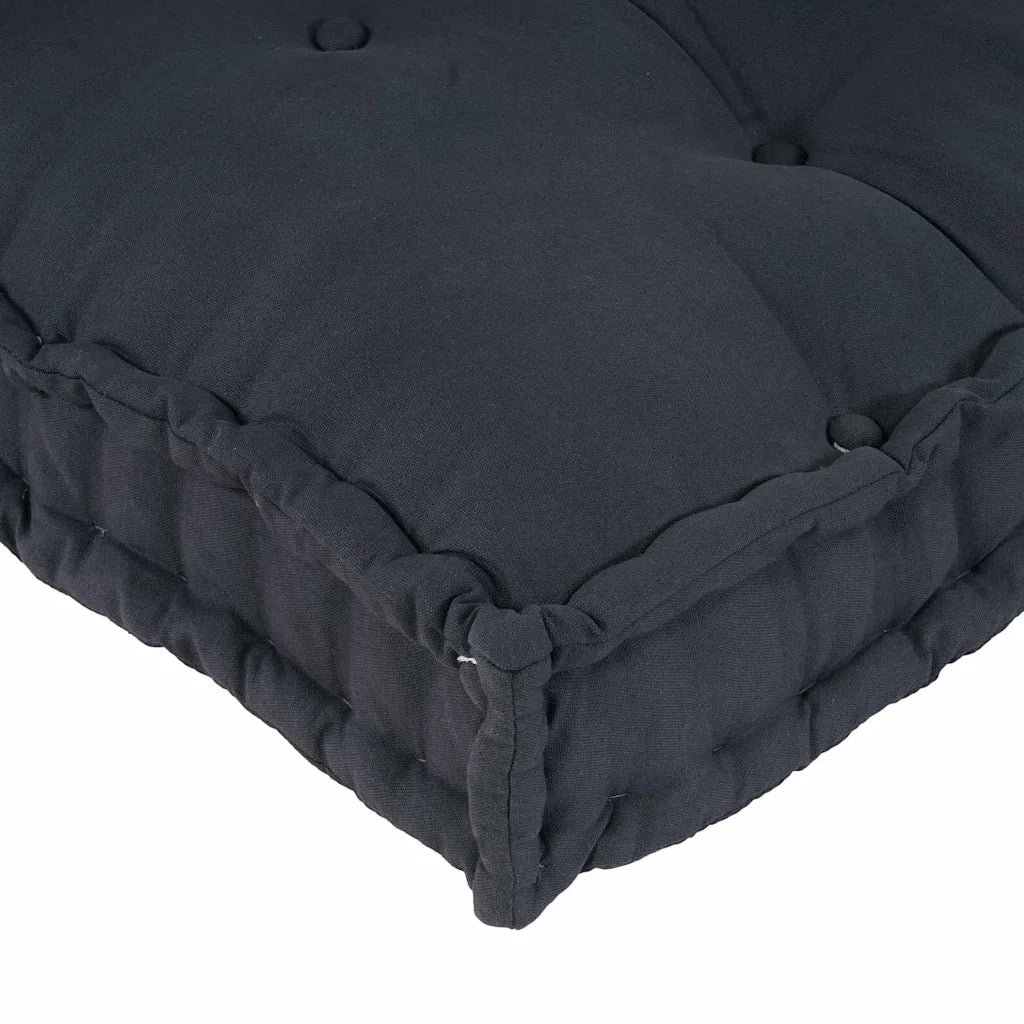 Cuscino per Divano Pallet 3 pz Tessuto Antracite 4019083