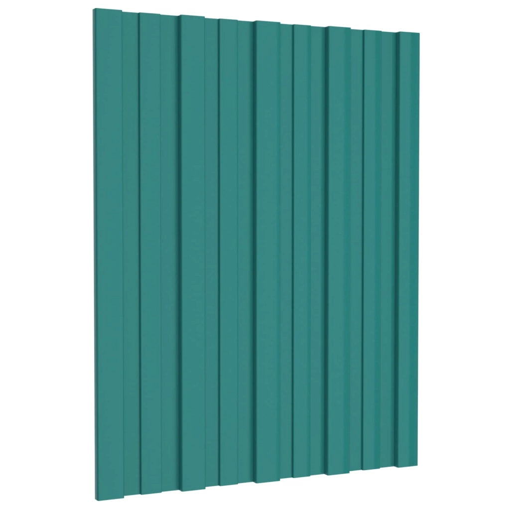 Pannello per tetto 36 pz Verde 60 x 45 cm Acciaio zincato 42047101