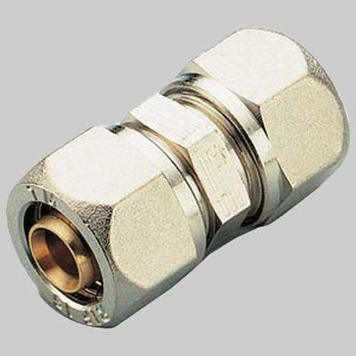 RACCORDO A COMPRESSIONE DIRITTO DOPPIO TIEMME  20 x 20     TIEMME