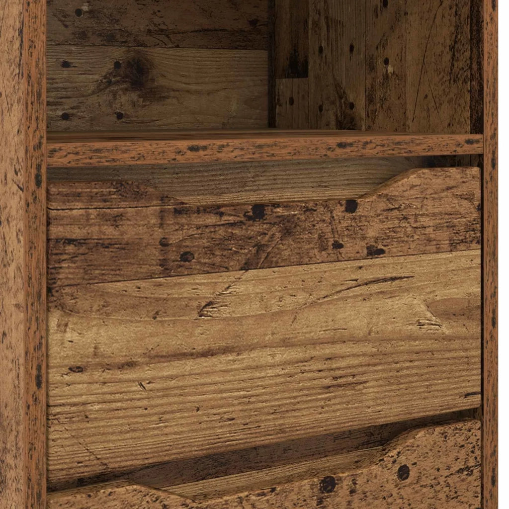 Comodini 2 pcs Legno vecchio 40 x 30 x 467 cm Legno multistrato 888924