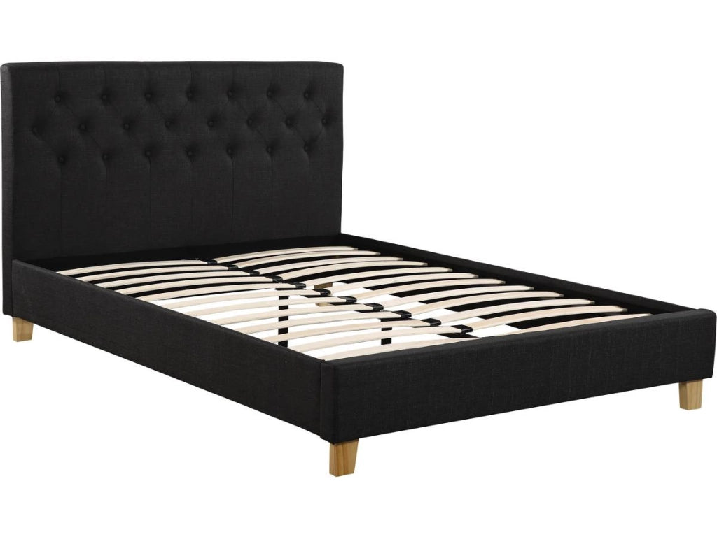 Letto "Emmy" - 140 x 190 cm - Grigio