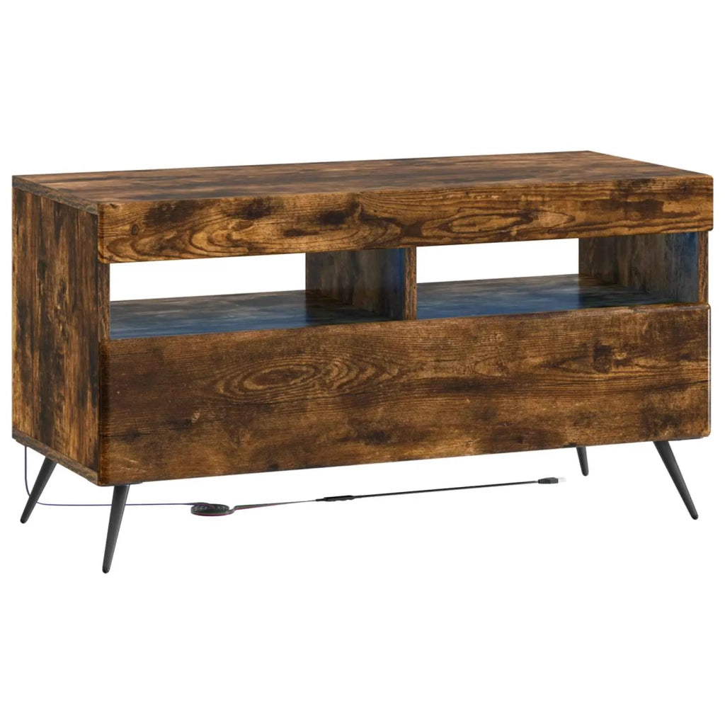 Mobile TV LED Rovere Fumo Legno ingegnerizzato 897660
