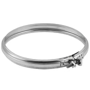 Fascetta bloccaggio monoparete acciaio inox canna fumaria collare tubature *** misura Ø 350 mm, confezione 1