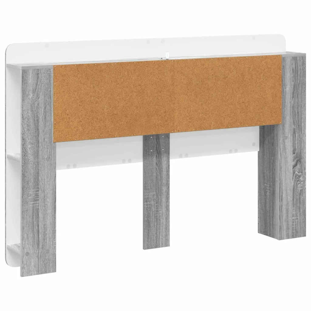 Testata del letto Grigio Sonoma Legno ingegnerizzato 8001279