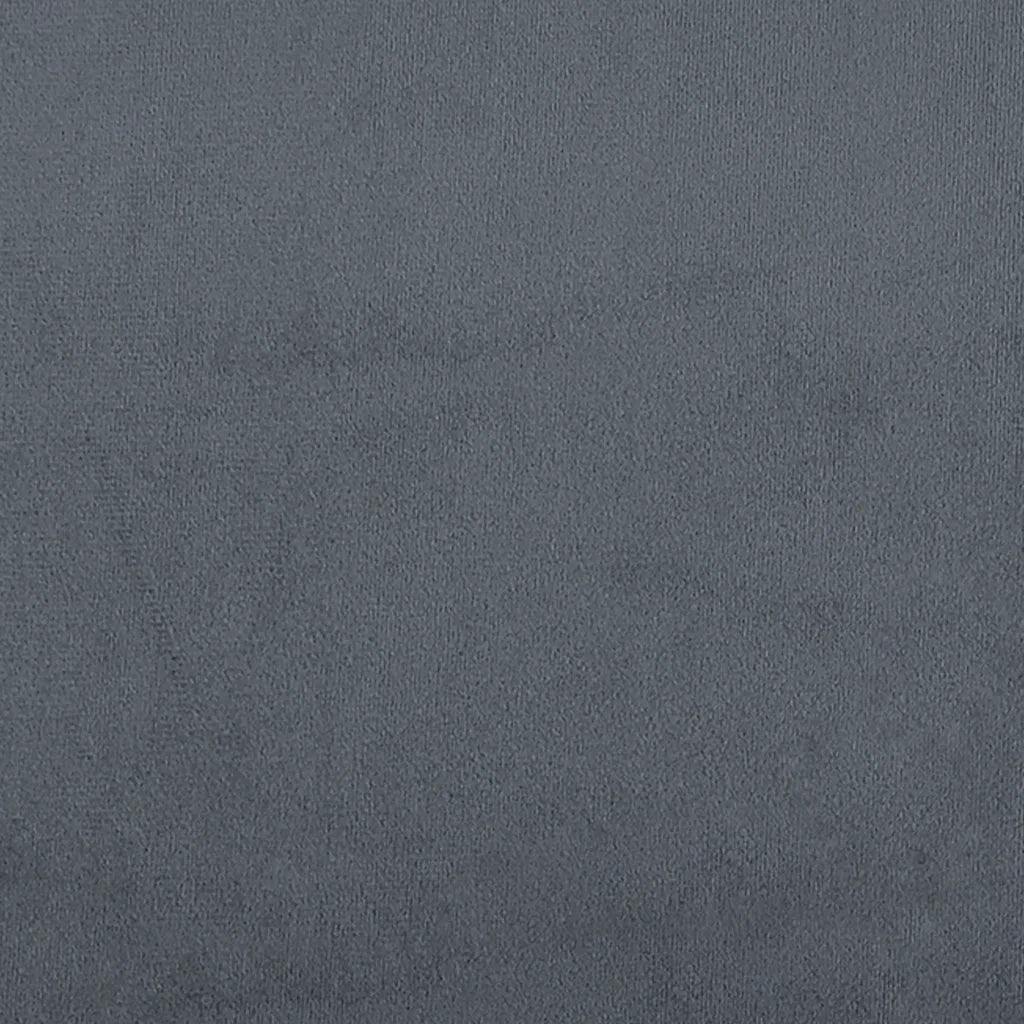 Coussin de tête de lit Hanko gris foncé 100 cm velours
