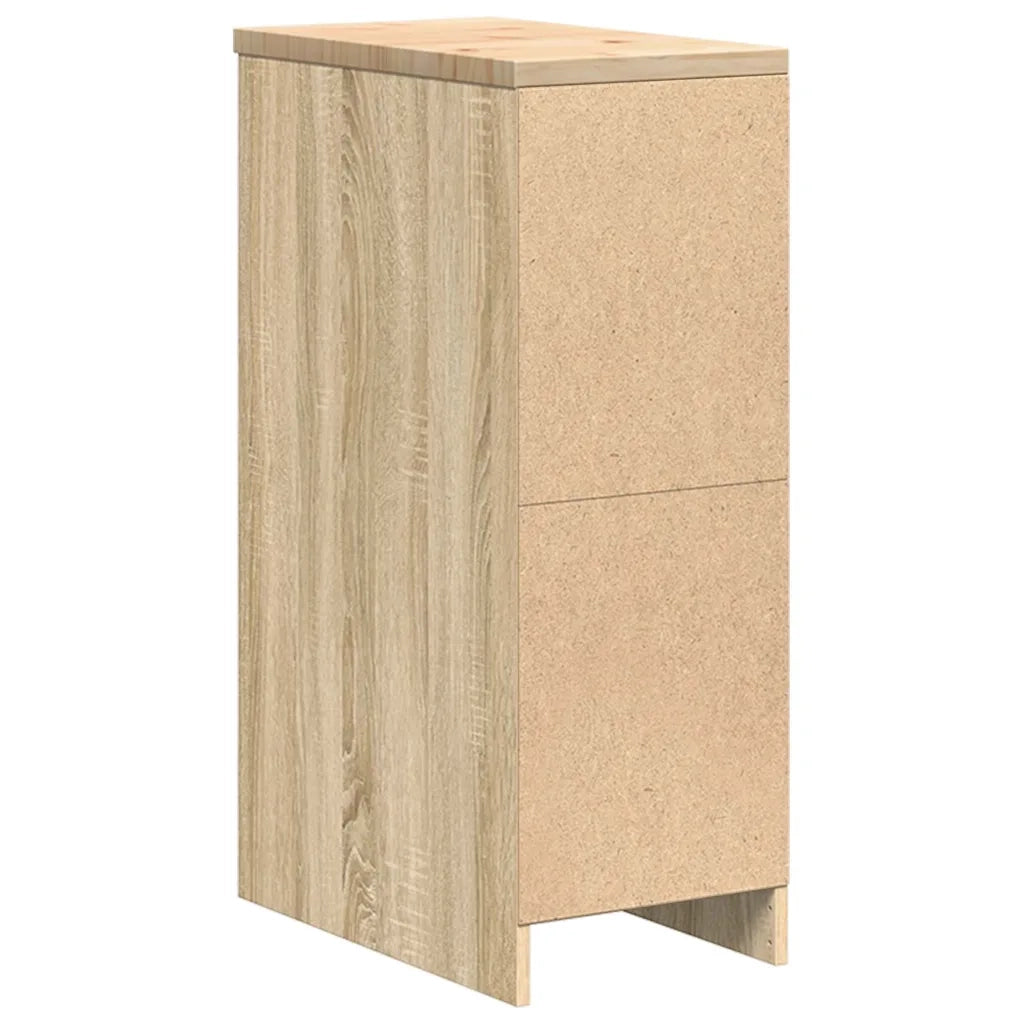 Armoire de rangement de garage chêne sonoma 30x51x85cm bois pin