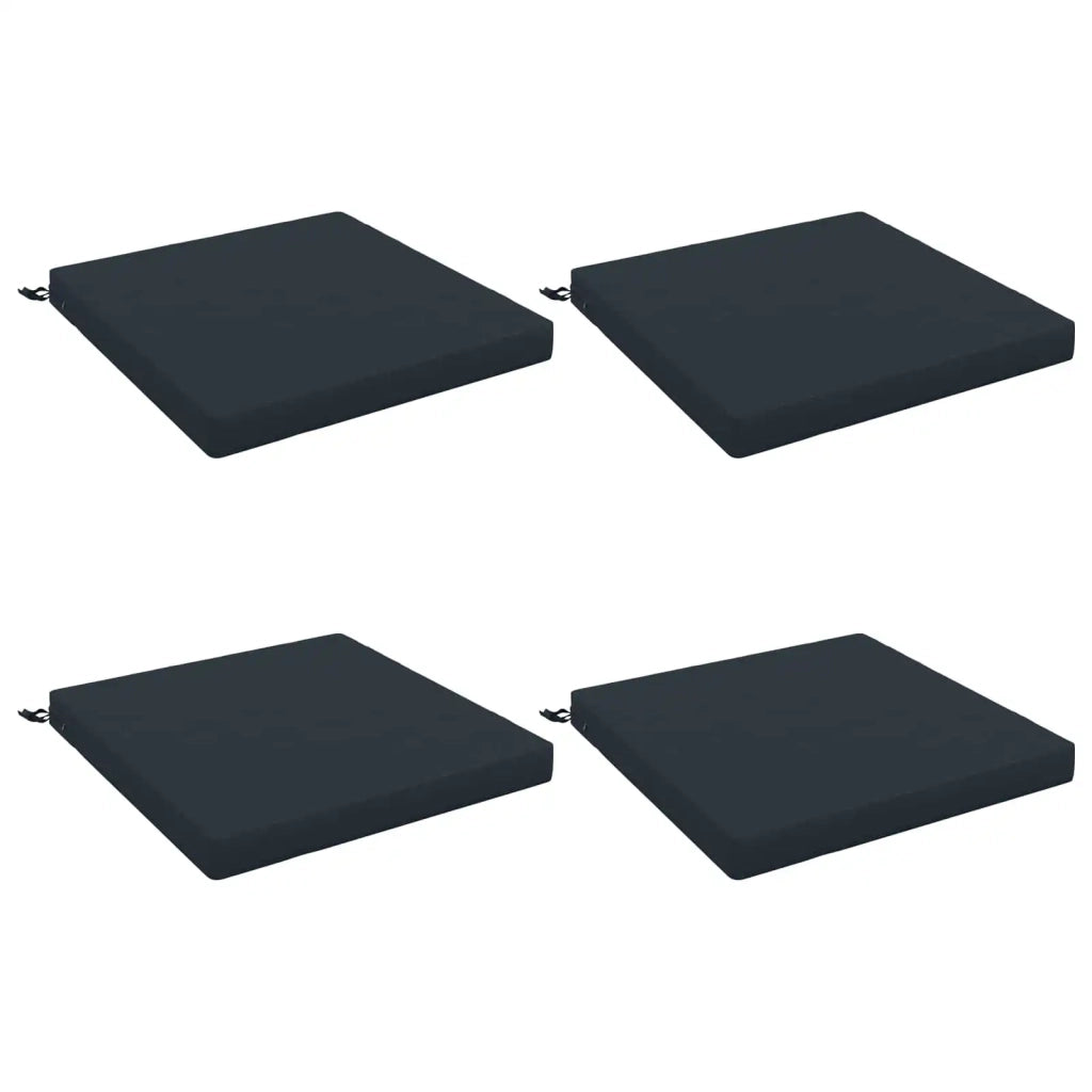 Cuscini per Seduta SOEST 4 pz 100% Poliestere Blu Scuro 944888