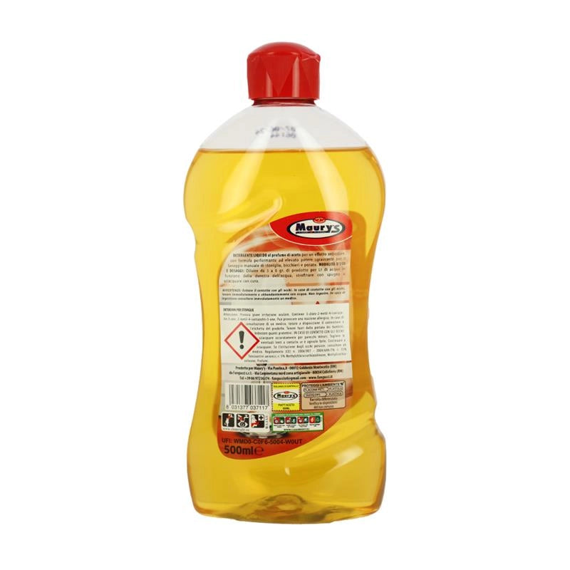 MAURY'S DETERSIVO PIATTI GEL CONCENTRATO ACETO SET 6PZ - 500ML