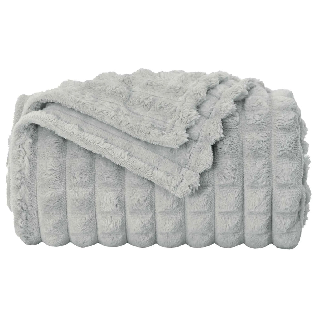 Coperta Grigio 270 x 240 cm Panno 42016924