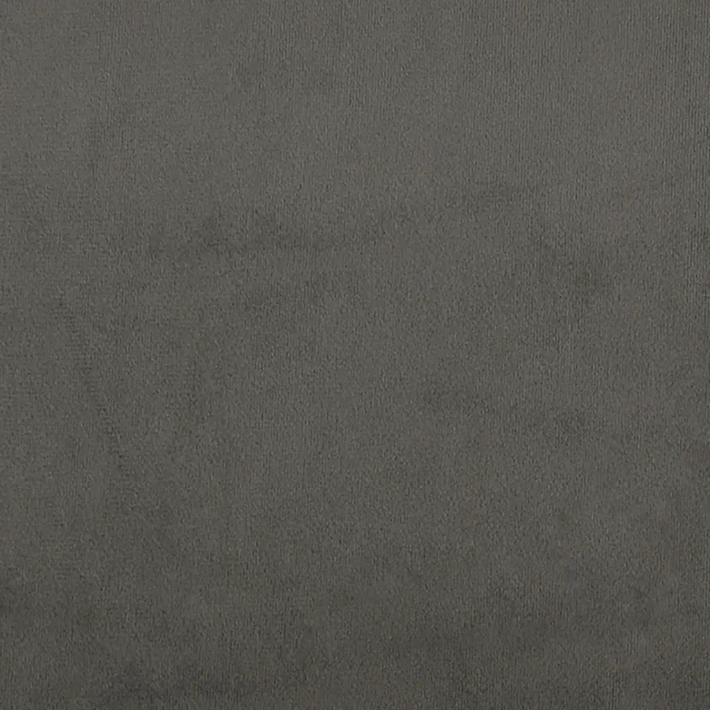 Testiera ad Orecchio Grigio Scuro 83x23x78/88 cm in Velluto 3117511