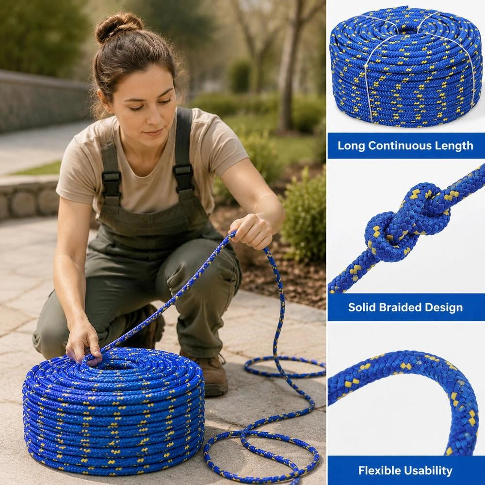 Boat Rope Polypropylene 10 Mm 250 M Blue