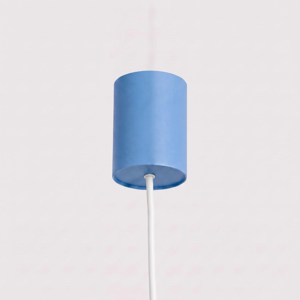 Lampadario RIFF 4 azzurro Gx53