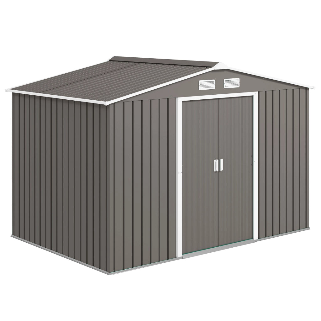 Casetta da giardino ¨C Zephmum ¨C Grigio 2.77x1.95x1.92m