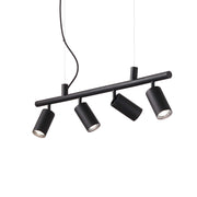 Lampada A Sospensione Dynamite Sp4 Nero Ideal-Lux