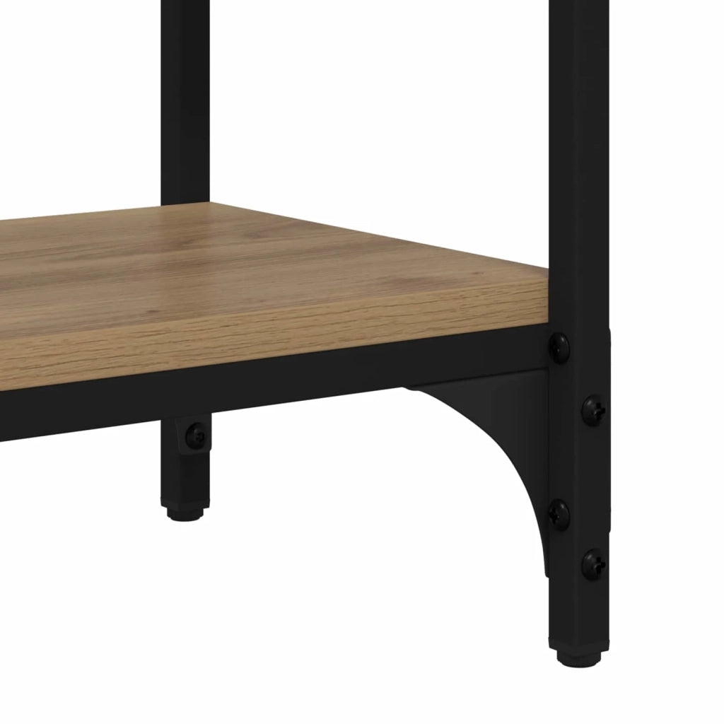 Table console Chêne artisanal 100 x 39 x 78,5 cm