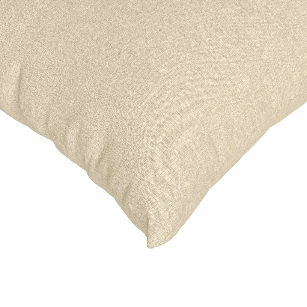 Cuscini da Divano 2 pcs Crema 50 x 50 cm Tessuto 42013961