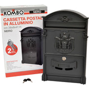 Cassetta postale alluminio pressofuso verniciata c