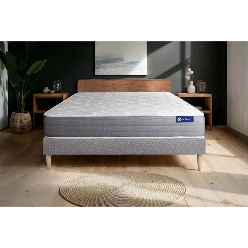 Kit rete e materasso Actiflex dream 120x195cm - Spessore : 22cm - Molle insacchettate e memory foam - Moderatamente rigido