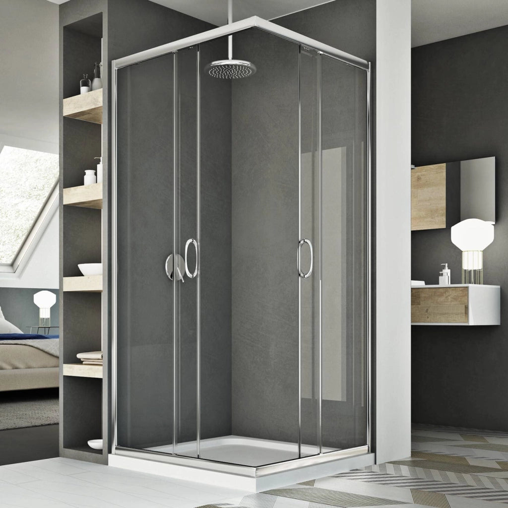 Box doccia 70x90CM H185 trasparente mod. Junior