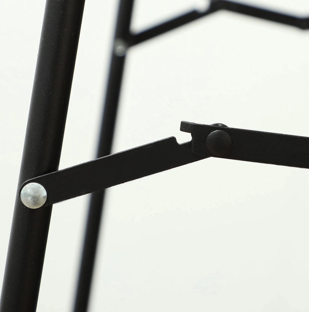 Specchio a figura intera ad arco nero 150 x 50 cm