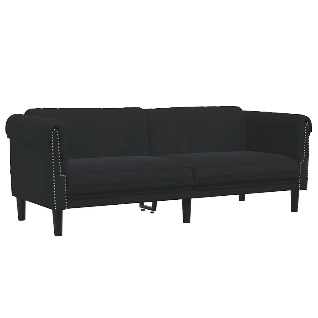 Set di Divani 2 pz Nero in Velluto 3209224