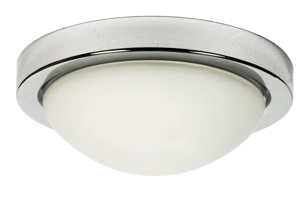 Candellux Roda plafoniera vetro bianco IP44 27cm E27