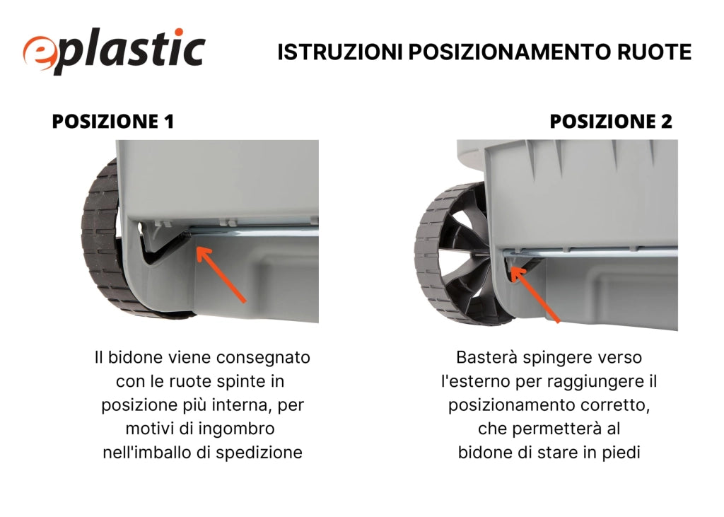 Bidone per Rifiuti 80 l Colore Blu