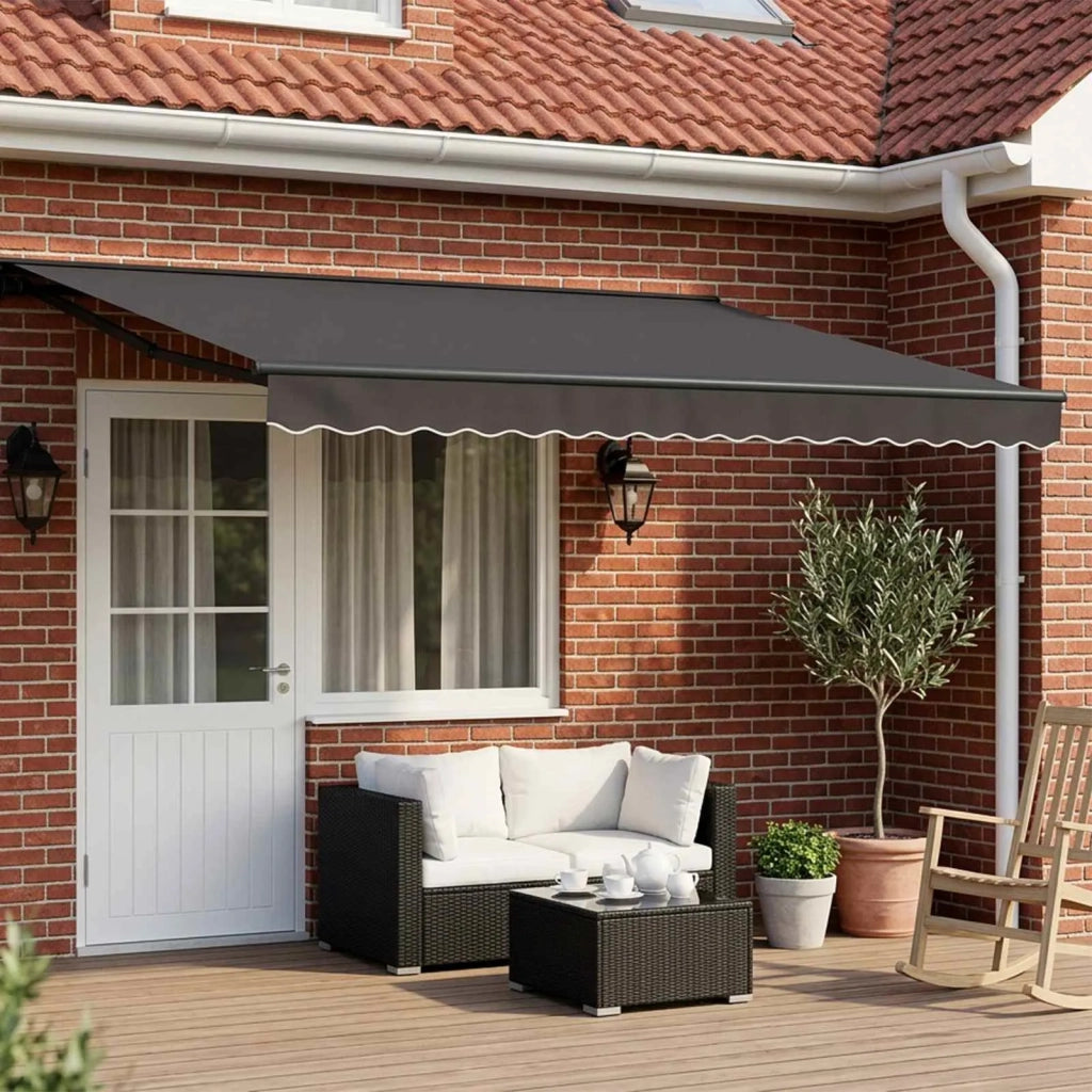 Tettuccio Elettrico Retrattile Antracite 4 x 2 m 3421164