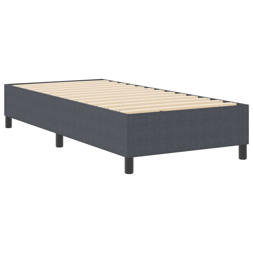 Struttura letto piattaforma Grigio scuro 90 x 200 cm 3337388