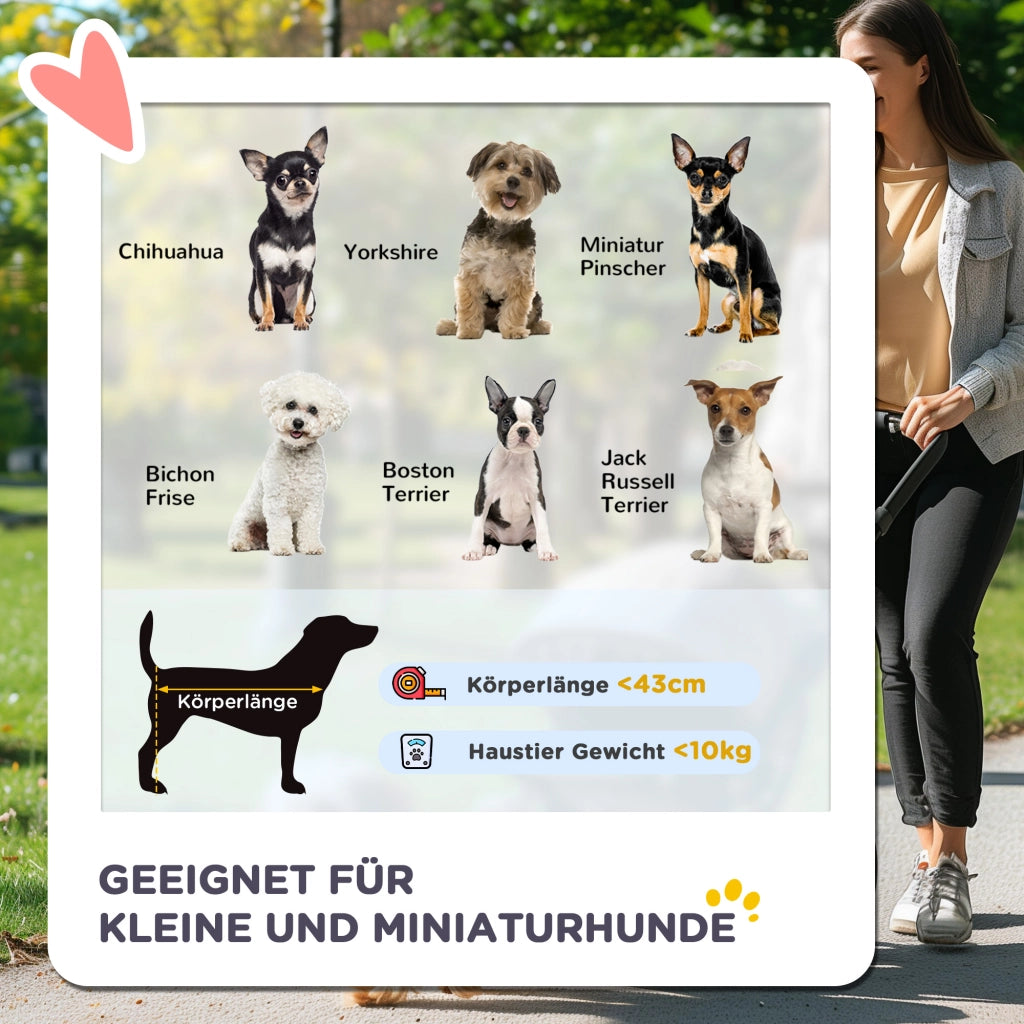Carrello per Cani Pieghevole ¨C zephmum ¨C Nero