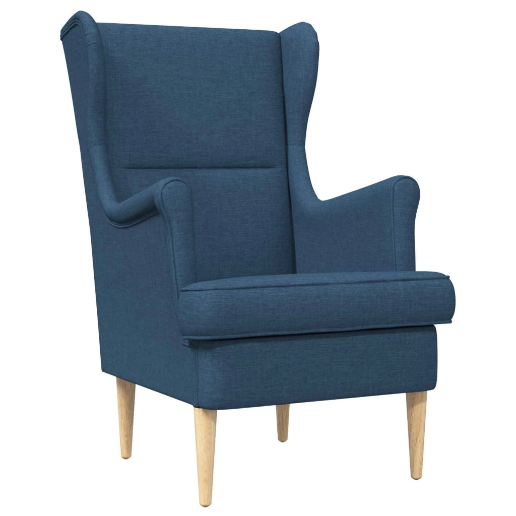 Poltrona-Divano Sedia Blu Tessuto 475953