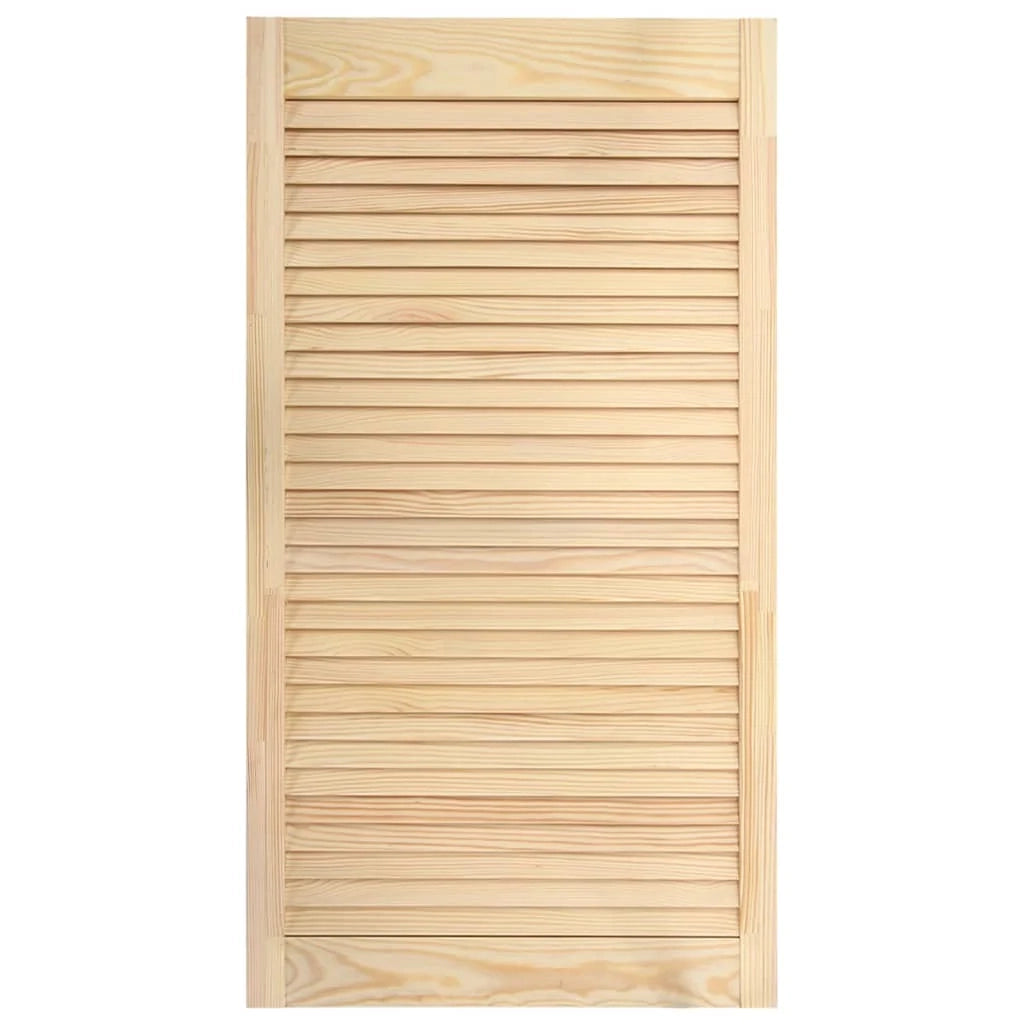 Set di 4 ante a persiana ante per armadi ante per mensole rivestimento per armadio guardaroba 99,3x39,4 cm legno di pino massiccio 02_0003923