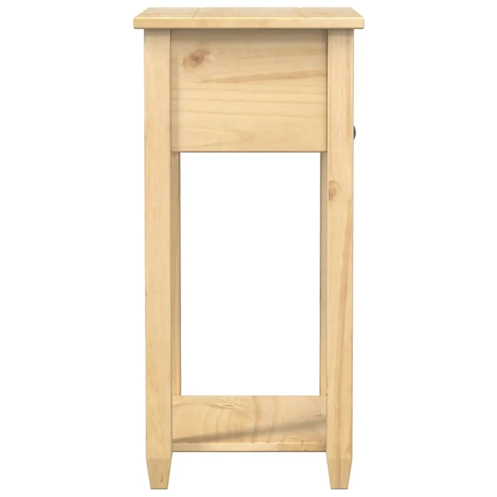 Table console Corona 55x35x73 cm bois de pin massif