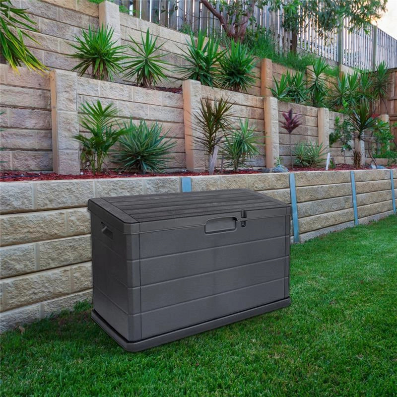 MAURY'S BAULE CASSAPANCA 170 LT DA ESTERNO IN RESINA 78LX55PX52H CM ANTRACITE