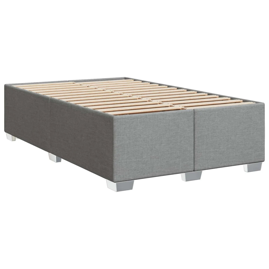 Letto box spring con materasso Grigio Chiaro 120 x 190 cm 3450432