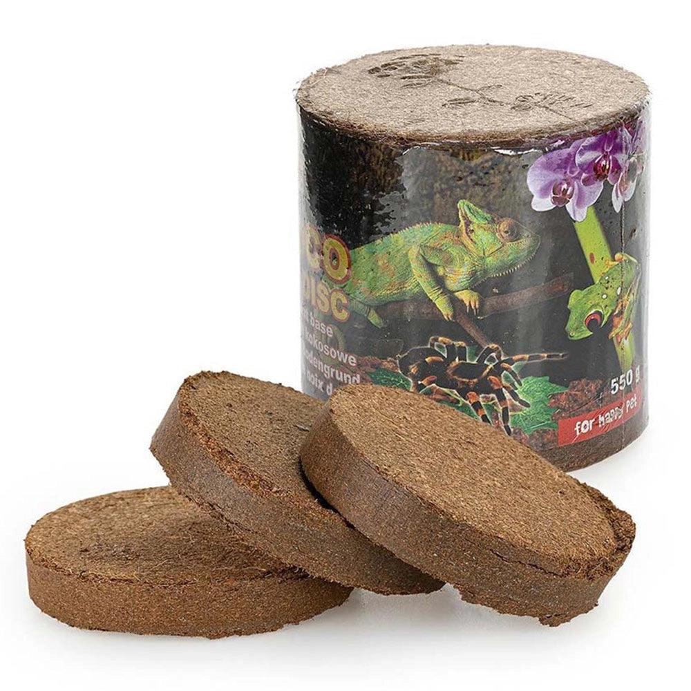 AQL Coco Disc 5x110gr/7,5L - disci in fibra di noce di cocco espandibili per terrari e paludari