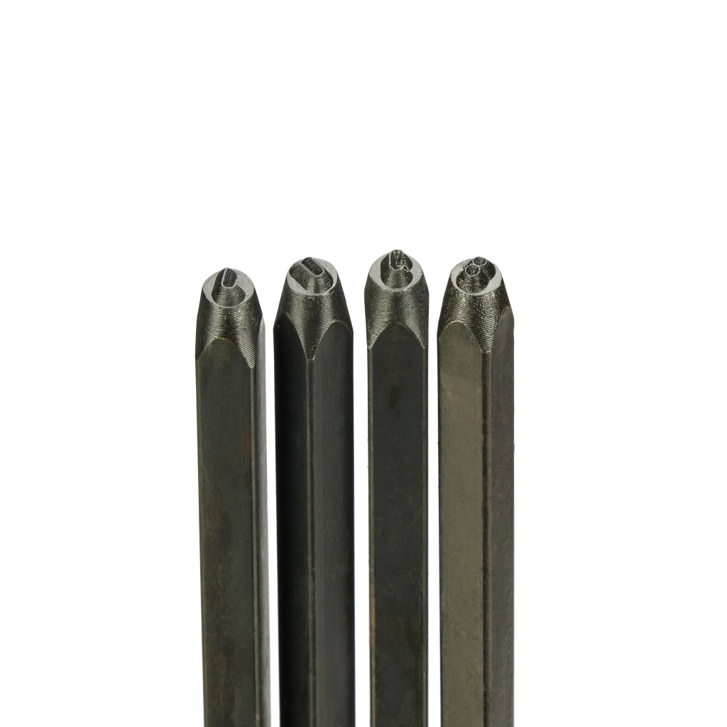 Set di lettere da incidere 3 mm per la personalizzazione di oggetti creativi, finitura robusta in acciaio al carbonio nero 13_0015351