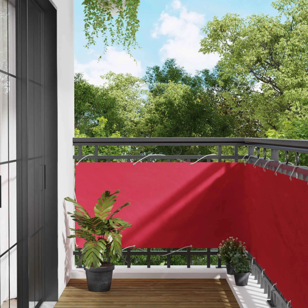 Schermo da balcone | Paravento da Balcone Borgogna 75 x 600 cm