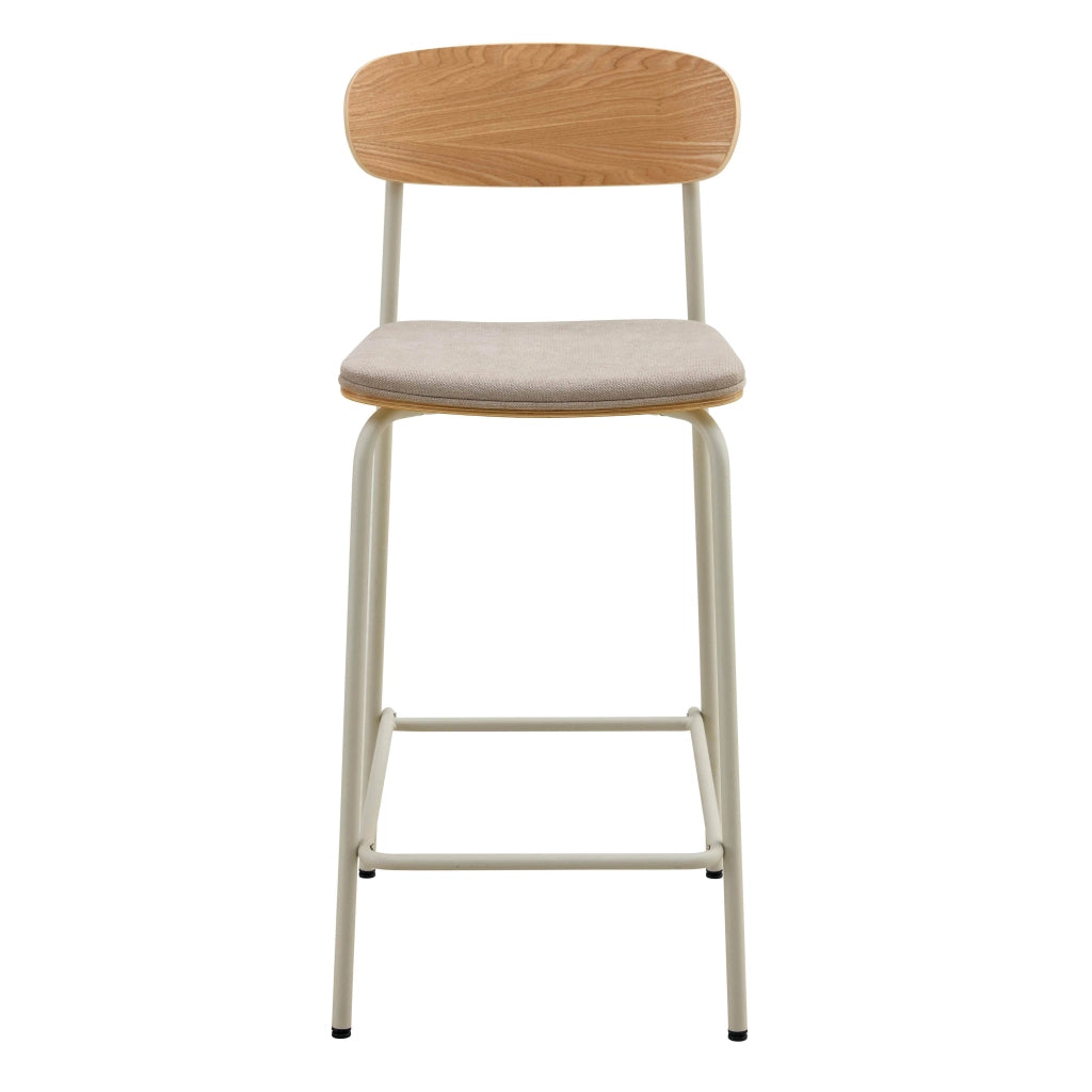 Oviala - Set di 2 seggioloni in legno beige