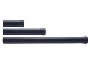 TUBO PER STUFE A PELLET PLUS LIGHT NERO OPACO NORMALE  ø cm.10x25, mm.0,7    SAVE