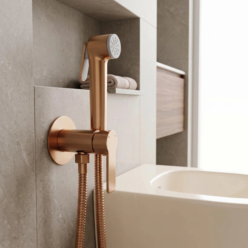 Rubinetto Bidet Rea Argus Brush Copper