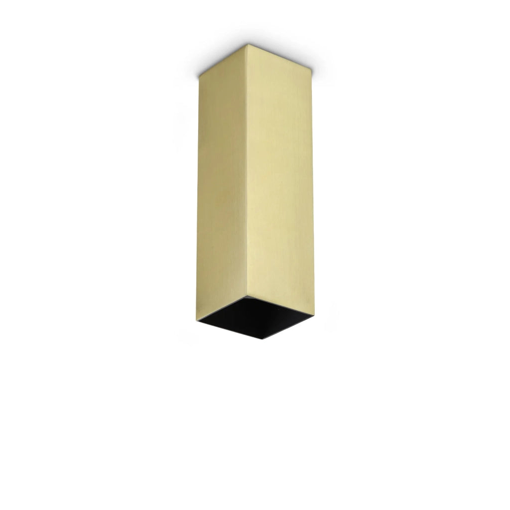 Plafoniera Look Ottone 28W Dimmerabile Ideale per Ambienti Interni Ideal Lux