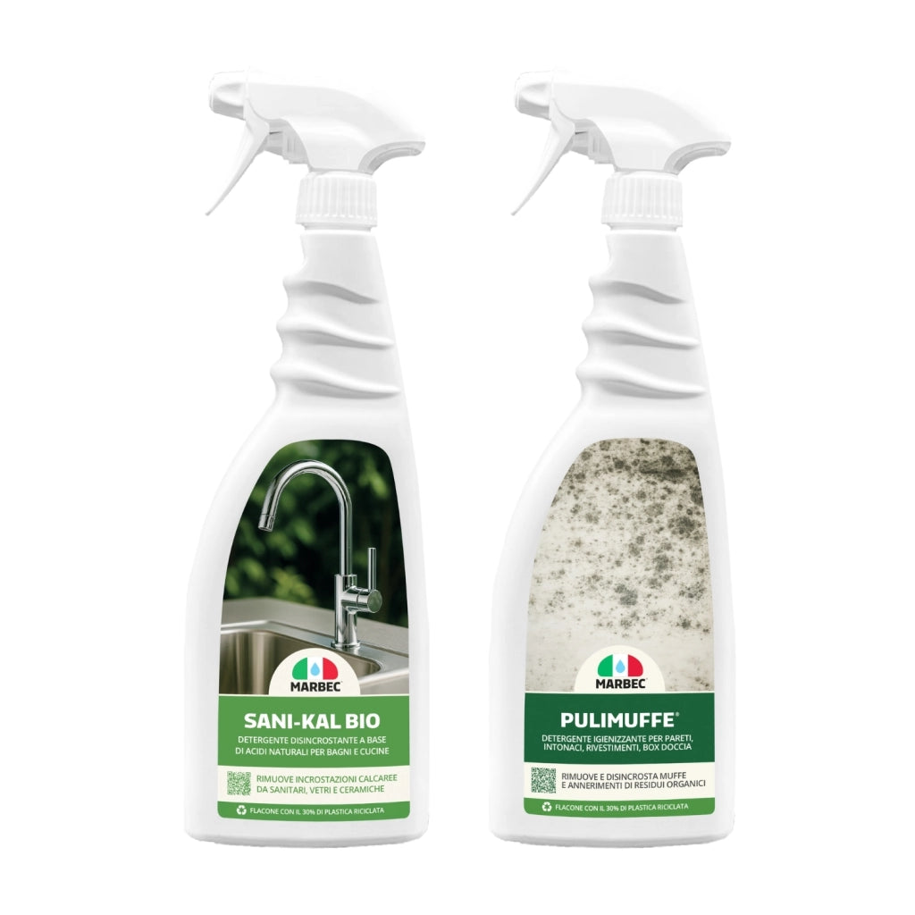 Kit Pulizia Completo per Bagno e Cucina, Efficace e Delicato Marbec KIT PULIZIA PRONTO CASA