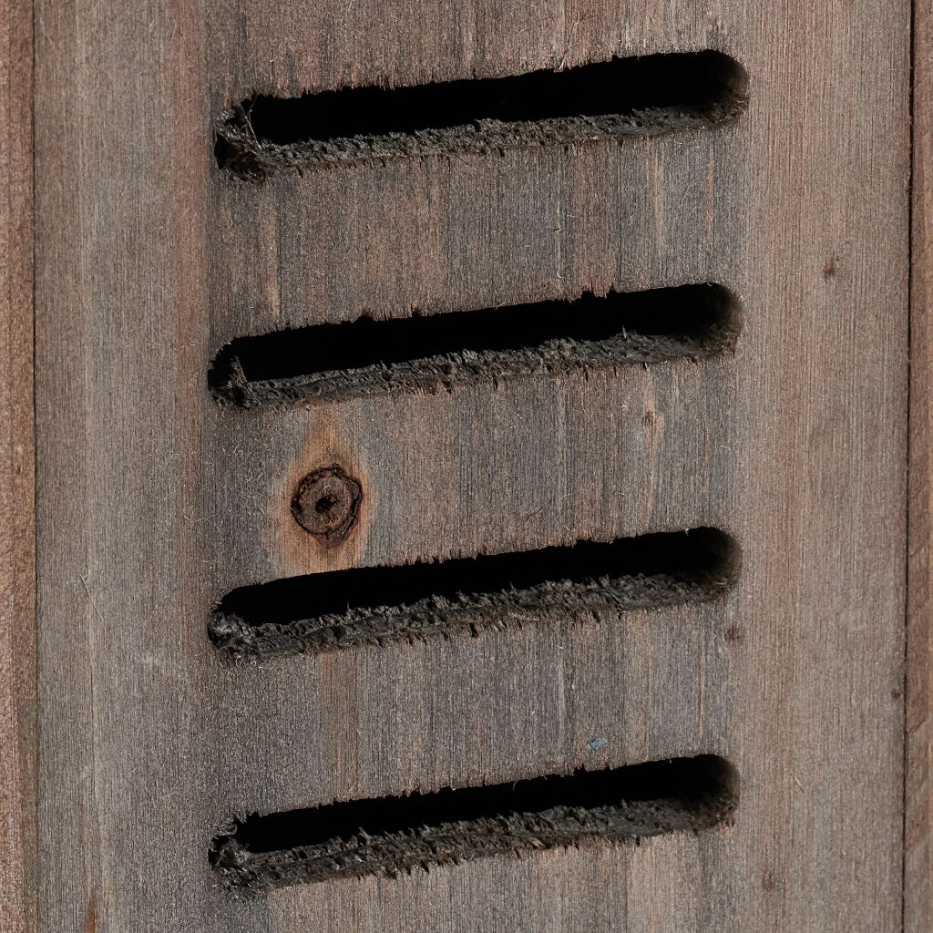 Hotel per insetti da appendere design moderno giardino 30 x 20 x 10 cm in legno di abete naturale 13_0015257