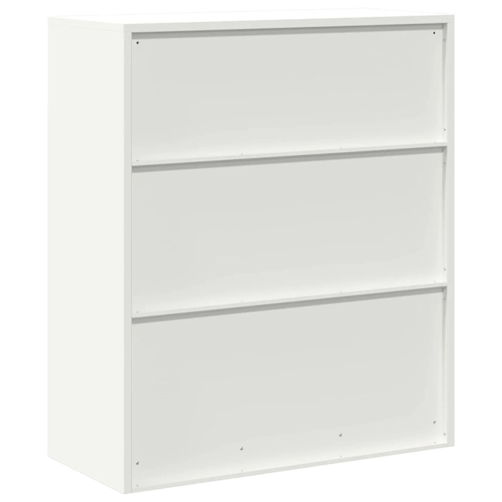 Armadio Bianco 90 x 40 x 105 cm Acciaio 891651
