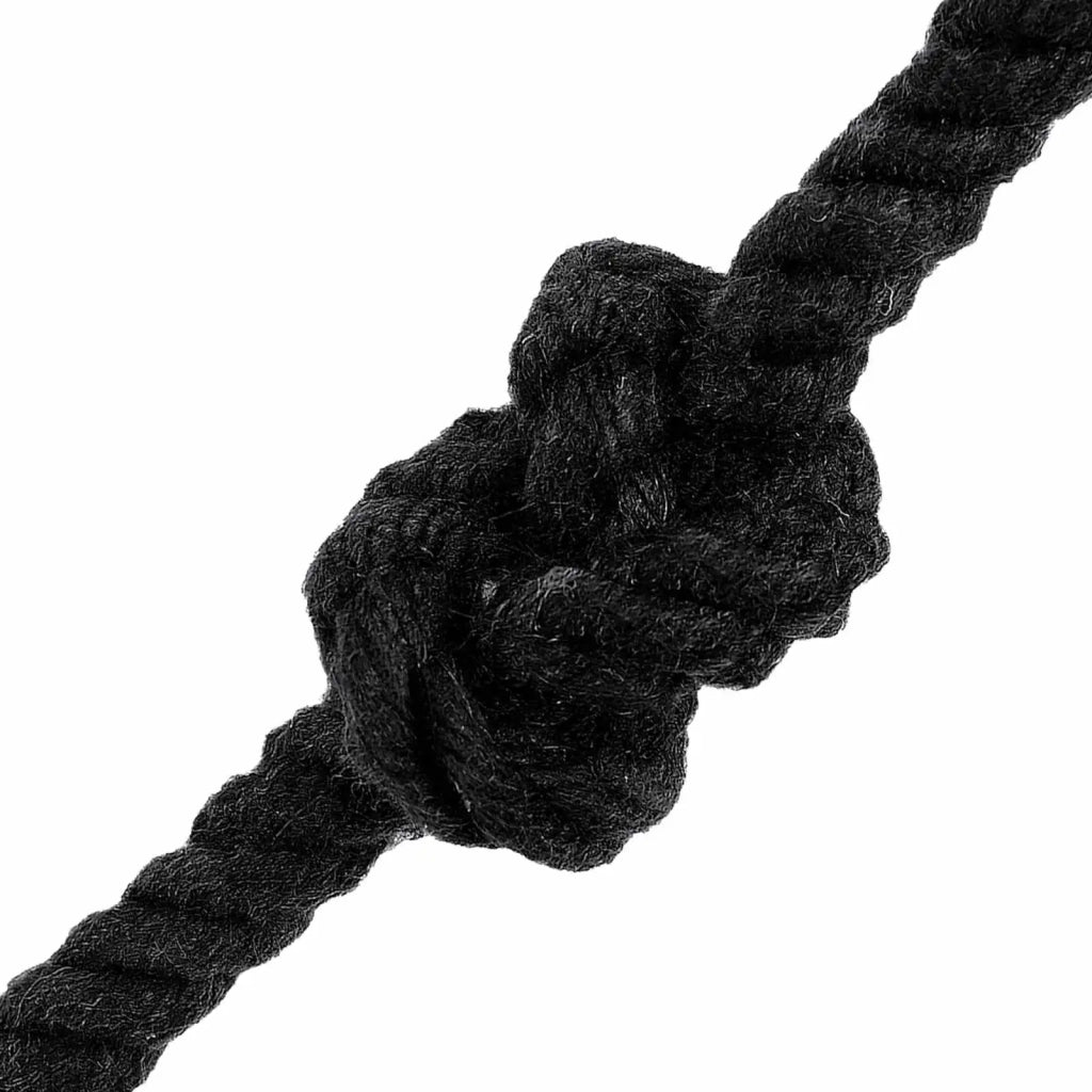 Corda di Cotone 8 mm 250 m Nero 100% Cotone 42011807