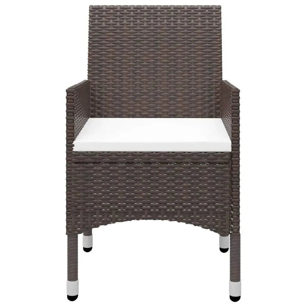 Set Mobili da Pranzo per Giardino 5 pz Marrone 3068738