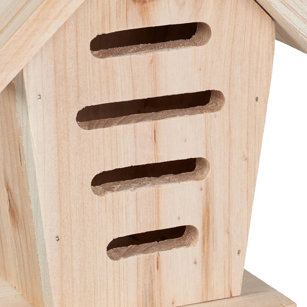 Set di 2 hotel per insetti da appendere per il giardino osservatorio 27 x 15 x 15 cm in legno di abete naturale 13_0015266