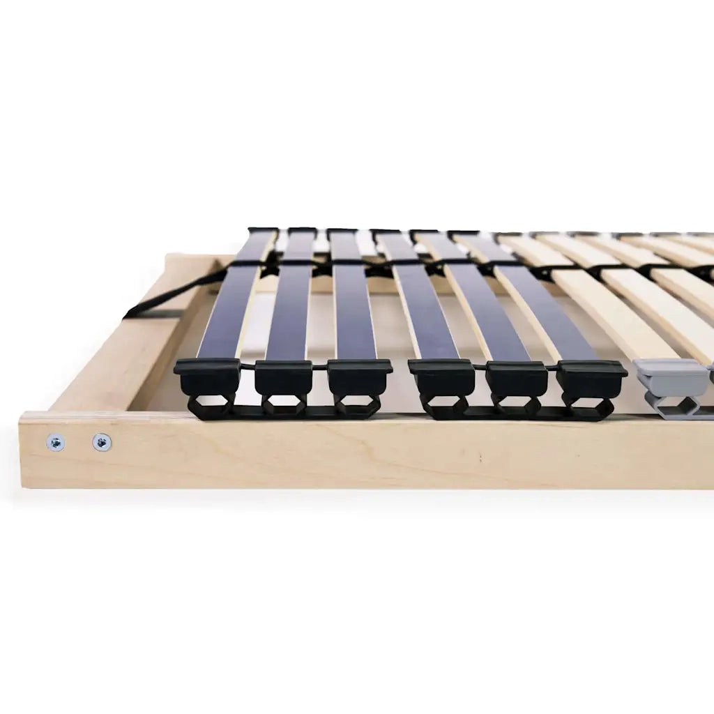 Base a doghe Marrone 90 x 190 cm Legno massello di faggio 42015252