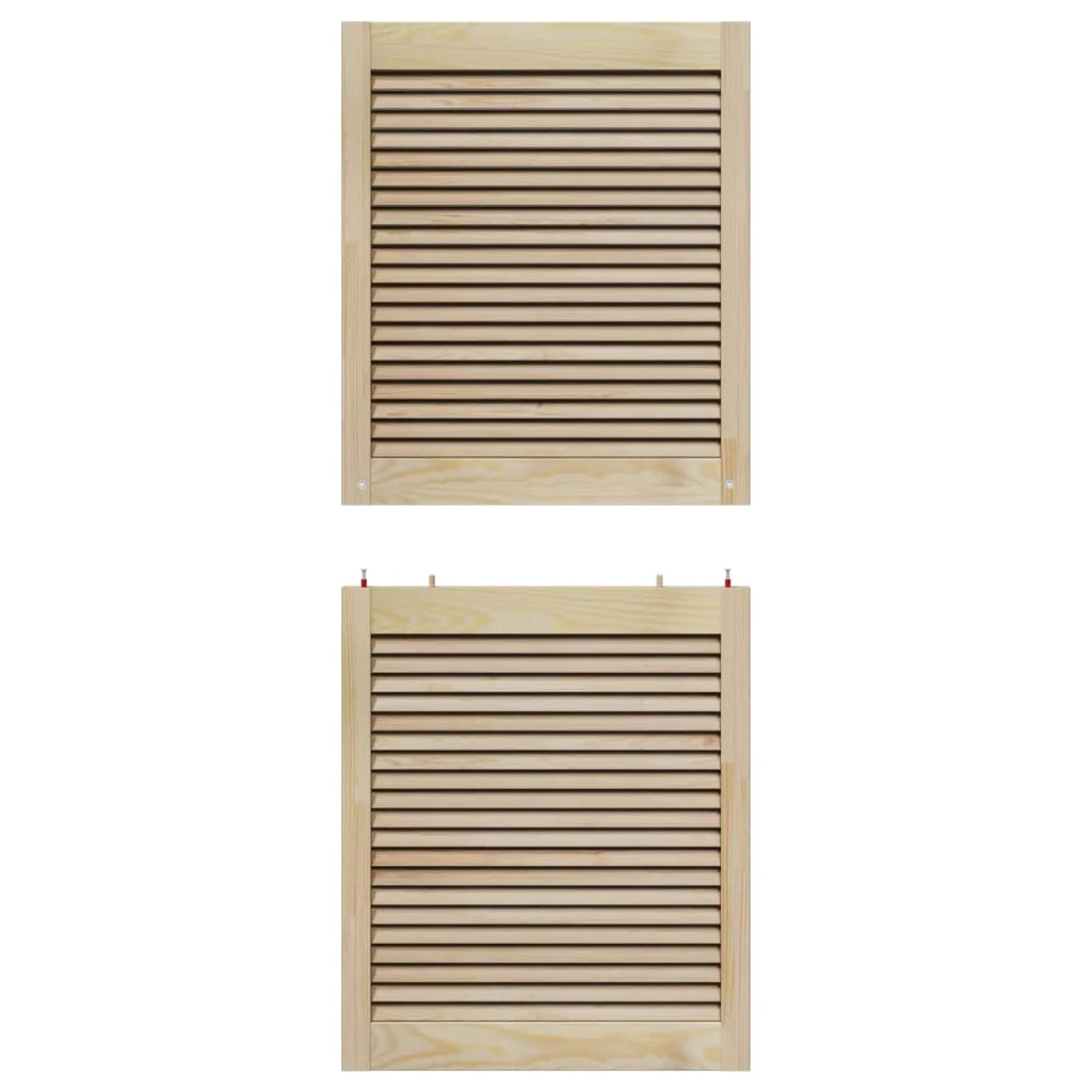 Porta per Armadio 4 pcs Naturale 140,5 x 2,1 x 59,5 cm 3394499